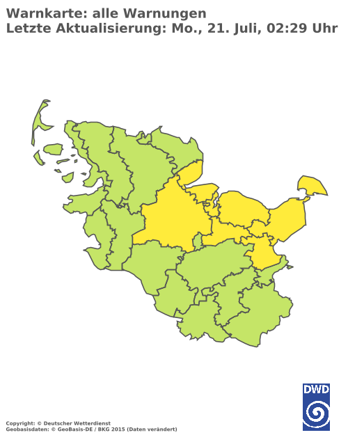 Aktuelle Wetterwarnungen für %region%