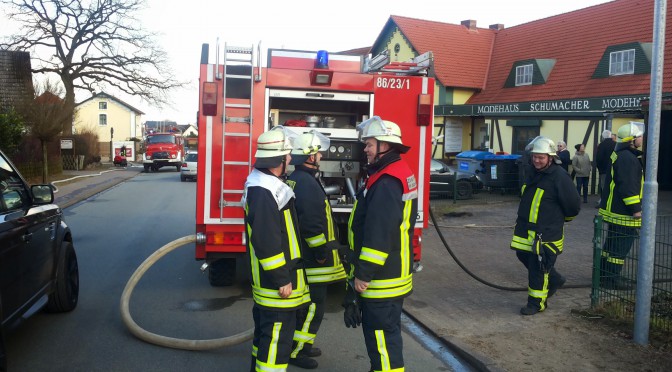 Schornsteinbrand Linau Hauptstr.